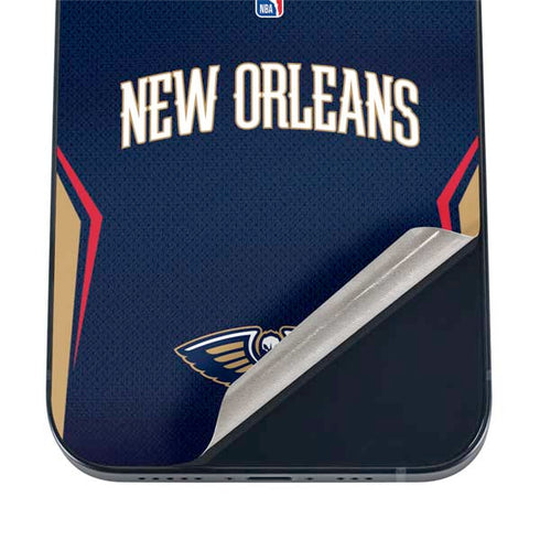 NBA New Orleans Pelicans Jersey iPhone 17 Pro Skin